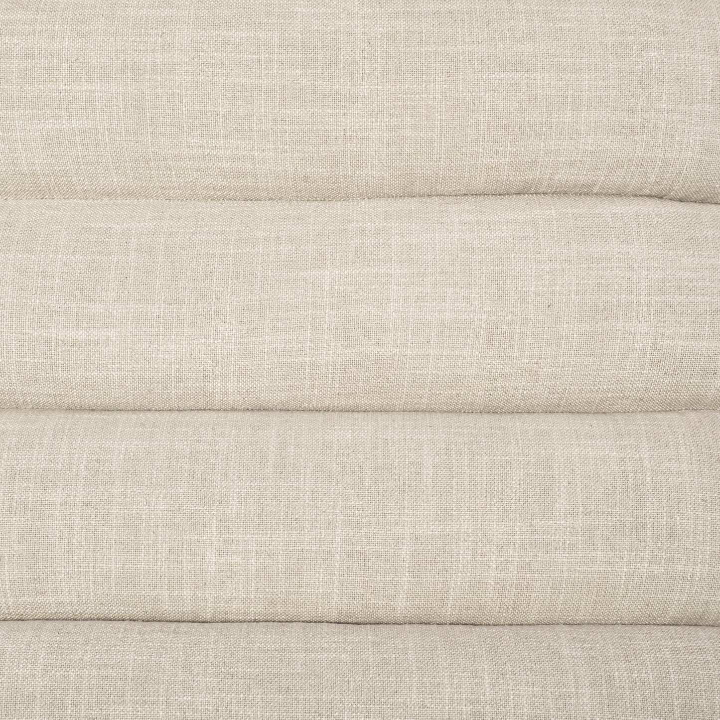 Pierre Beige Fabric Upholstered Armless Chaise Lounge Chair