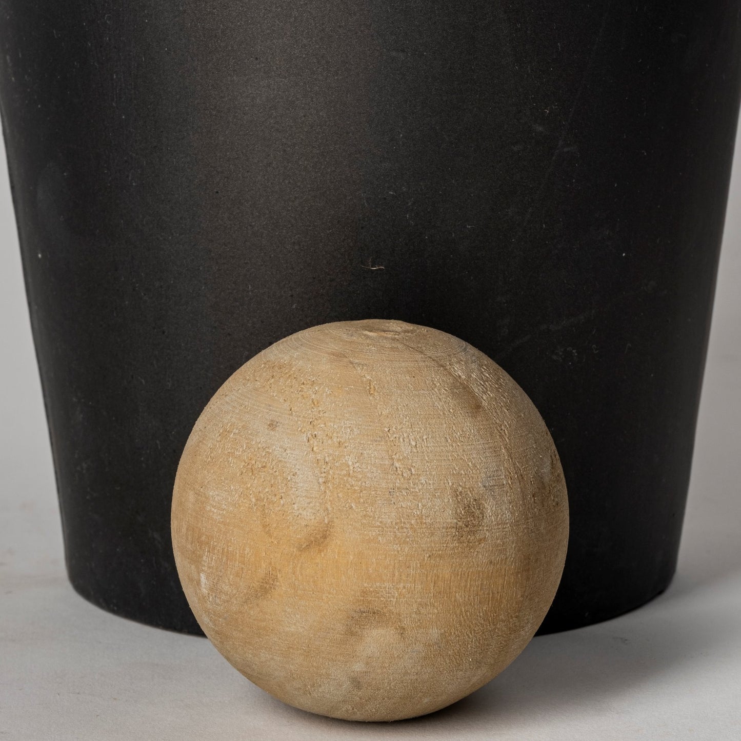 Asher Set of Two Black Metal Urns