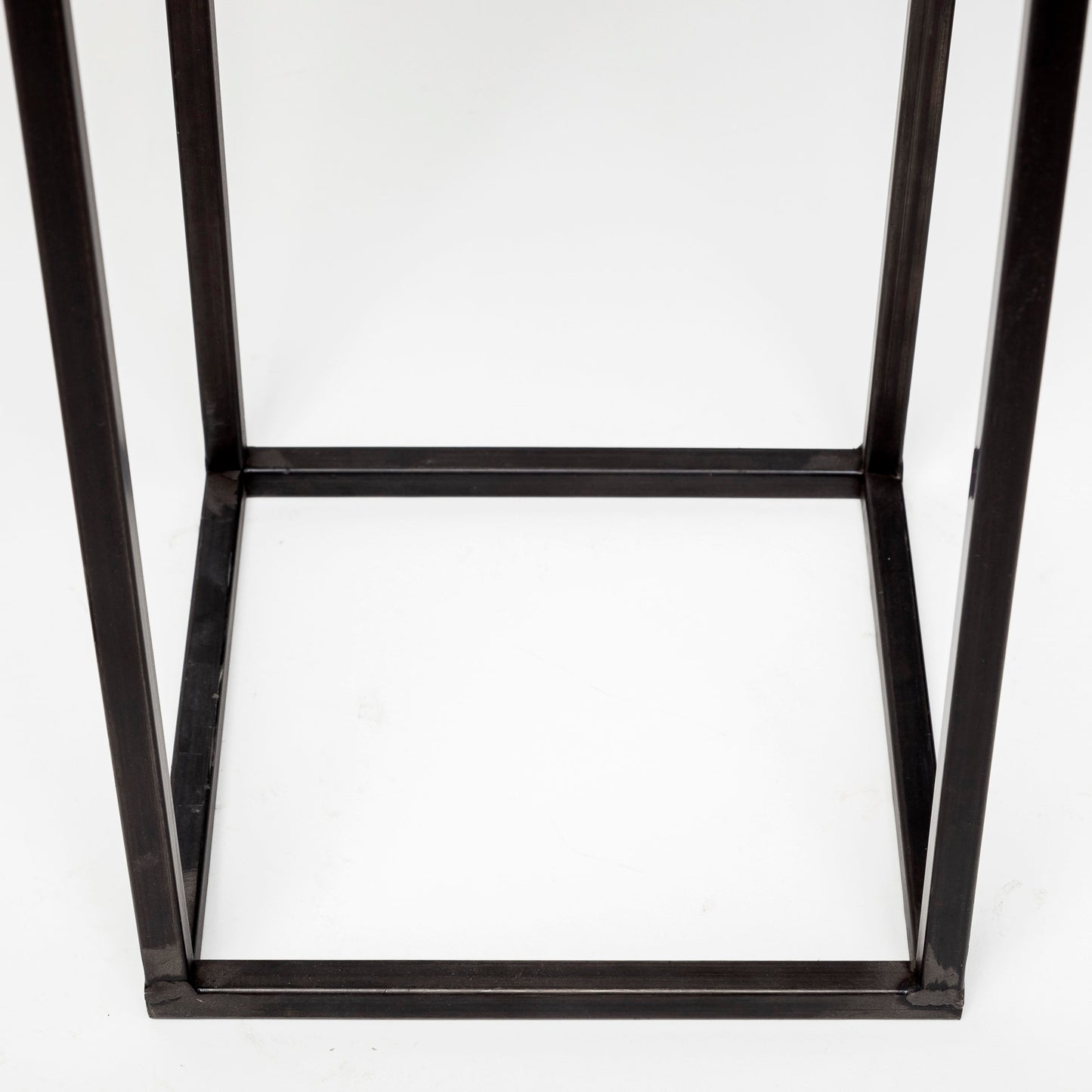 Steen Set of Two Black Meshed Metal Candle Holder Lanterns