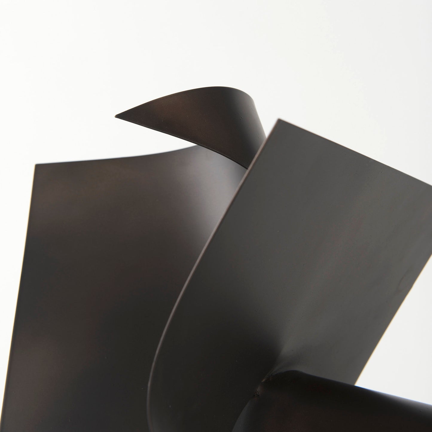 Francesca 11.8L x 11.8W x 11.8H Black Metal Sculptural Decorative Object