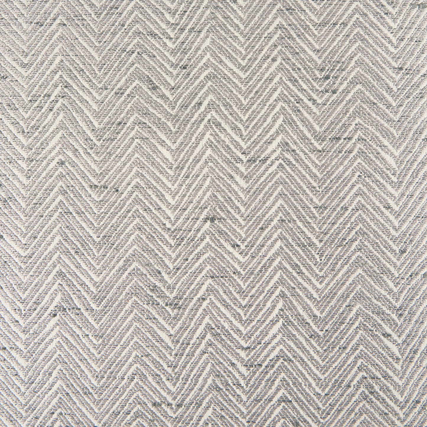 Charlotte 55.0L Gray Herringbone Fabric Seat w/ Antique Nickel Metal Frame Bench