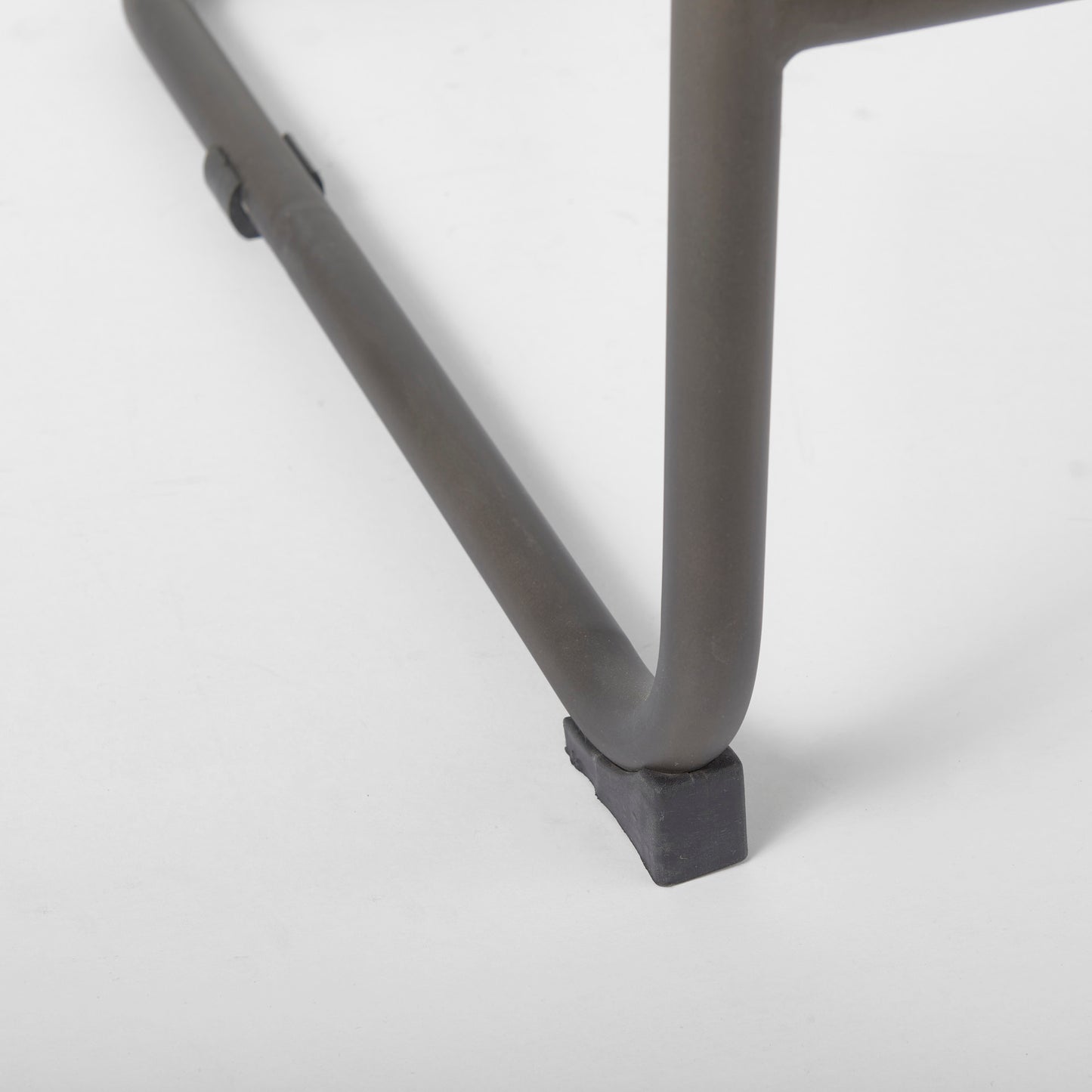 Berbick 43" Total Height Brown/Gray Suede w/ Iron Frame Bar Stool