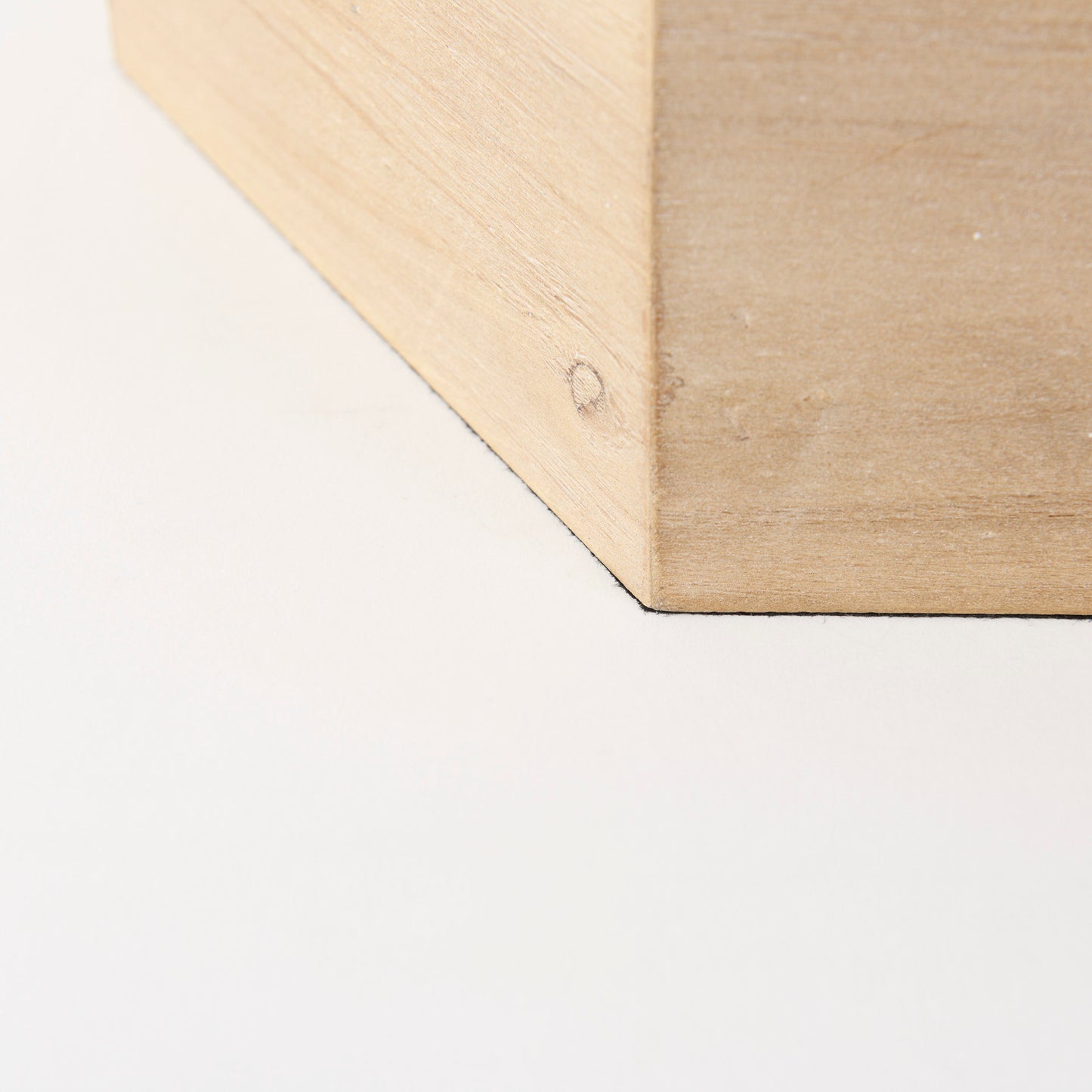 Elyse (Set of 2) 14L x 12W Brown Wooden Hexagonal Boxes