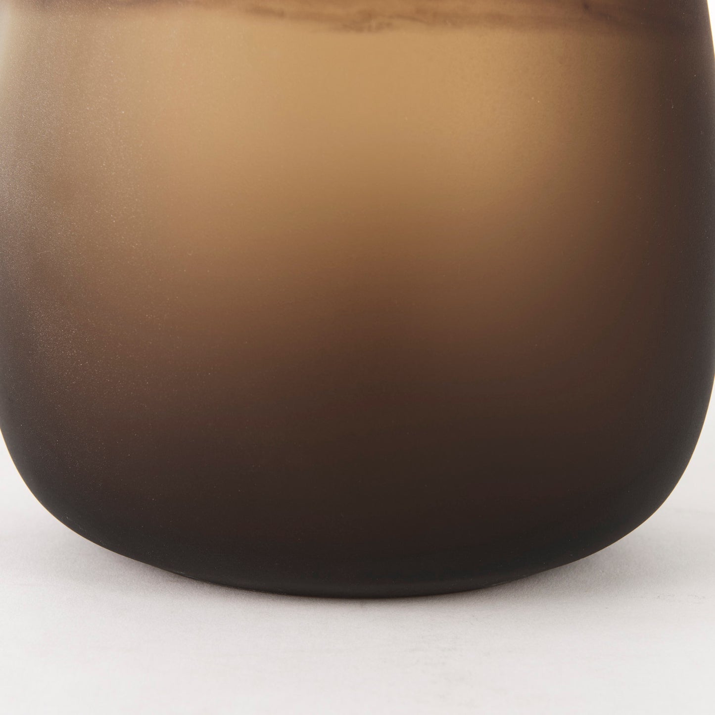 Pyla Large Yellow/Brown Glass Sand Dune Inspired Vase