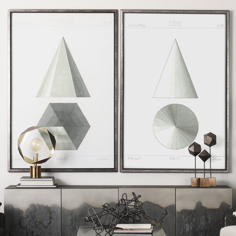 Henderson 10.4L x 8.3W x 7.7H Black Metal Paperclip Decorative Object