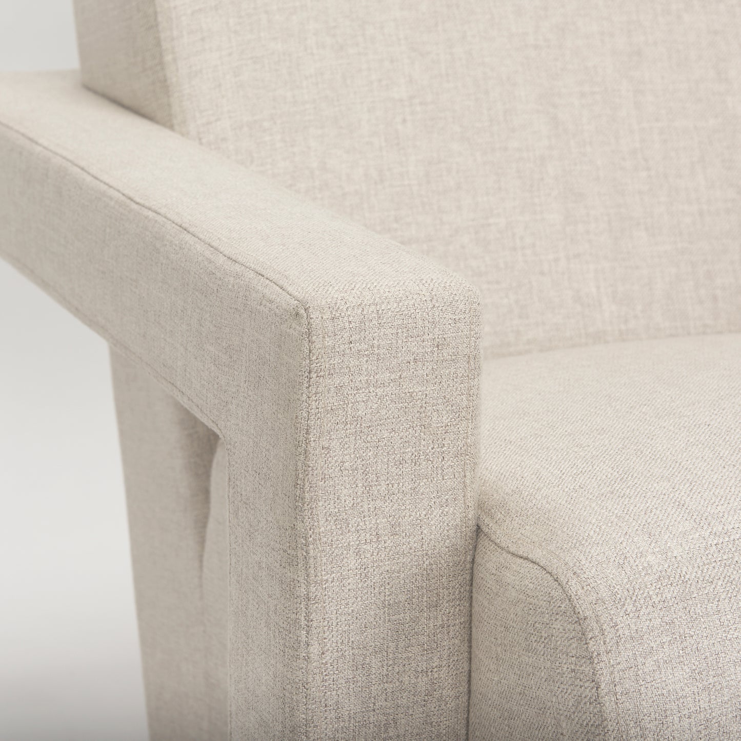 Sovereign Oatmeal Fully Upholstered Accent Chair