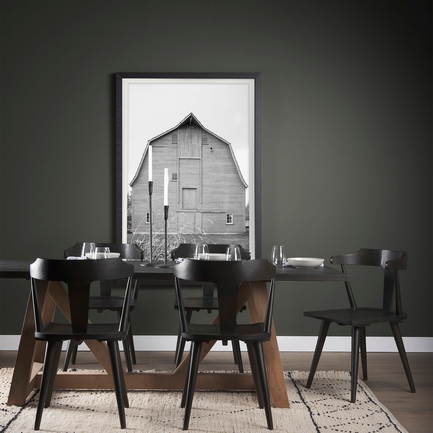 Levit (Small) Black Table Candle Holder