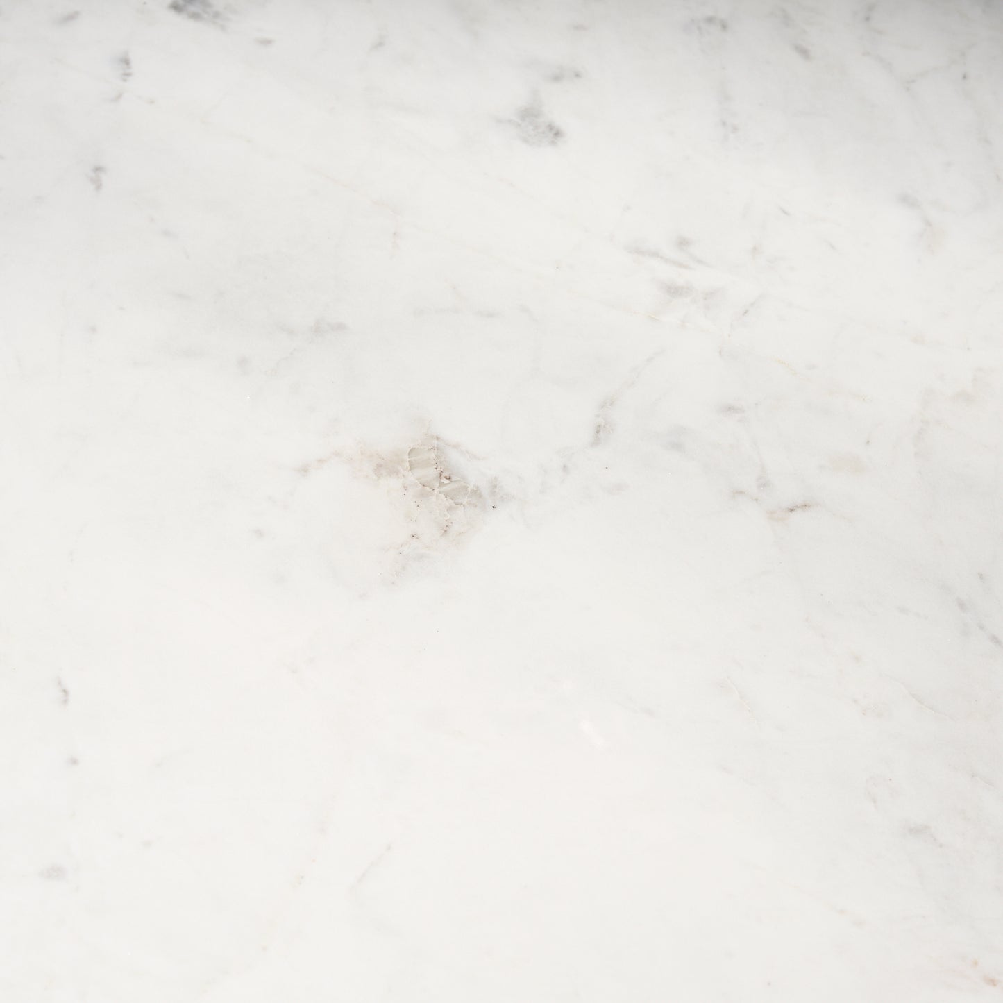 Allyson 42" Round Brown Wood Pedestal w/Banswara White Marble Top Dining Table