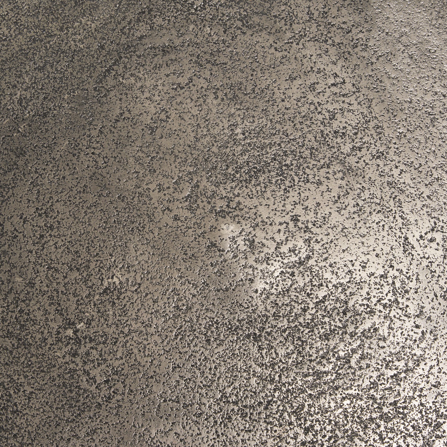 Maggie Textured Silver Nickel Cast Aluminum Metal Accent Table