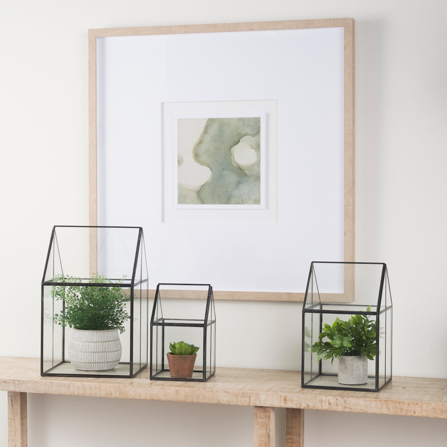 Sikes (Small) 6L x 6W x 10H Glass Terrarium