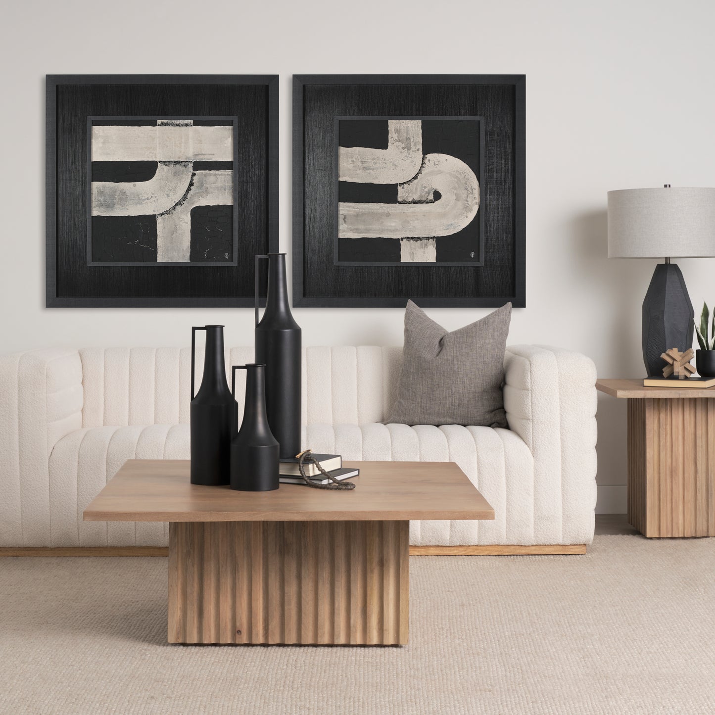 Aubrey Small 14.0H Black Iron Flower Vase