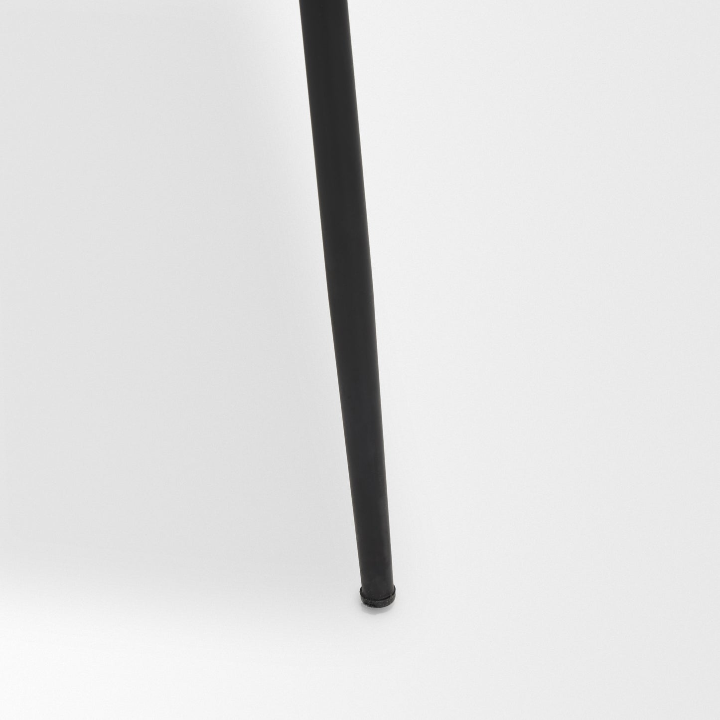 Casey Matte Black Metal w/ Gray Fabric Dining Chair