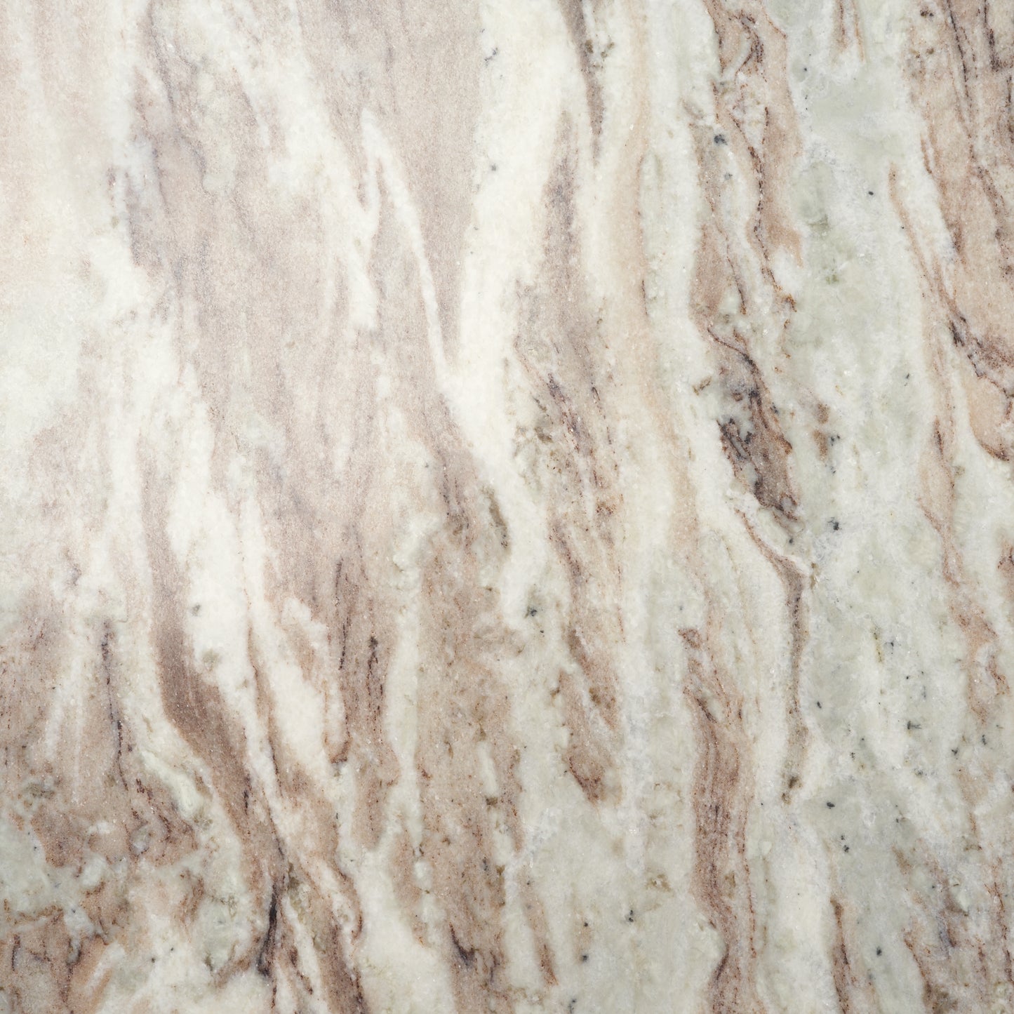 Allyson Round Brown Pedestal w/ Pink Marble Top Coffee Table