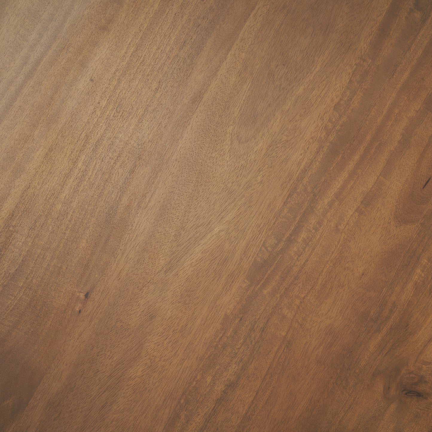 Atlas 60" Warm Mid-Brown Wood Stacked Pedestal Base Round Dining Table