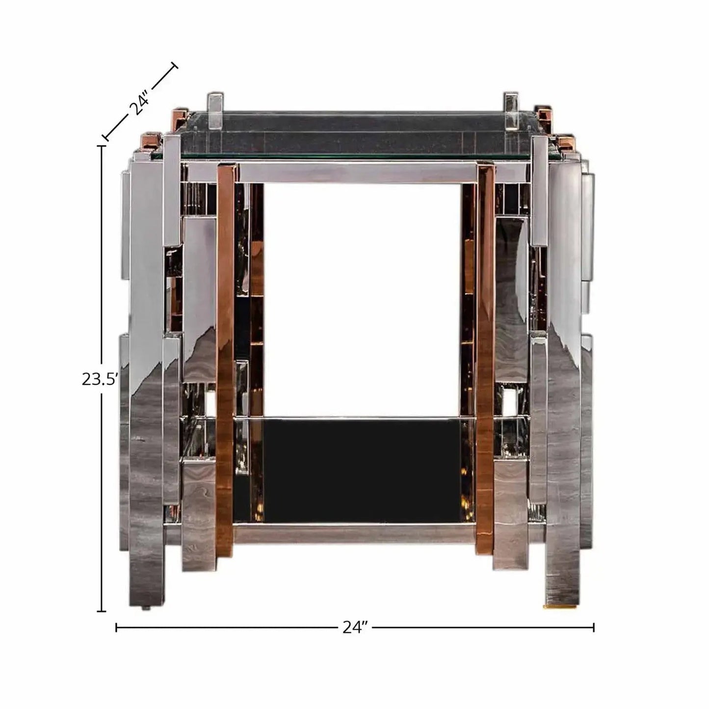 Illusion Square End Tables | Stylish Modern Design