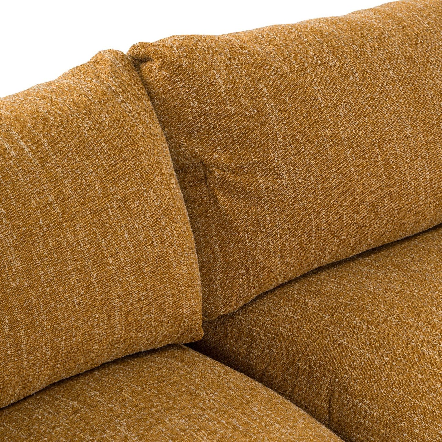 HURI – Modern Mustard Fabric Modular Sectional Sofa