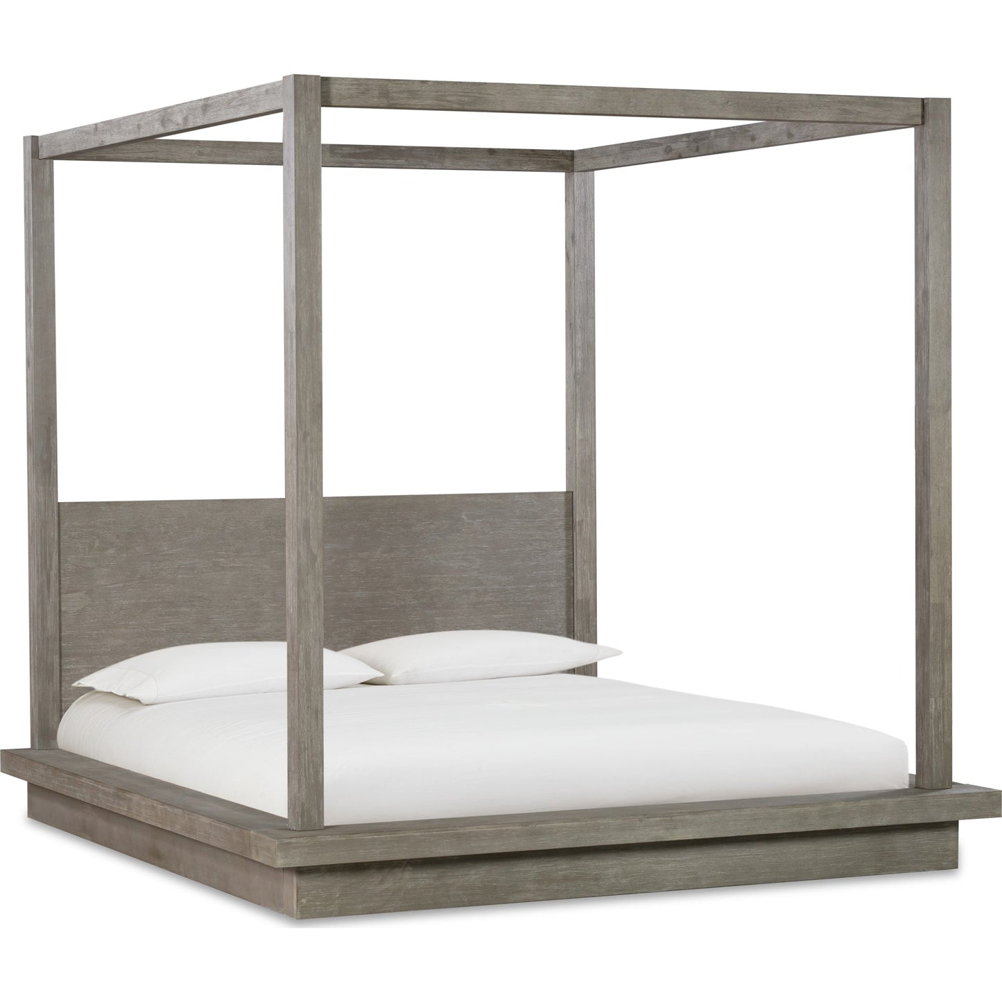 Melbourne Wood Canopy Bed in Mineral