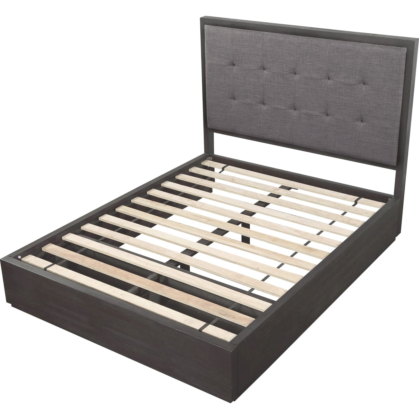 Oxford Upholstered Footboard Storage Bed in Dolphin