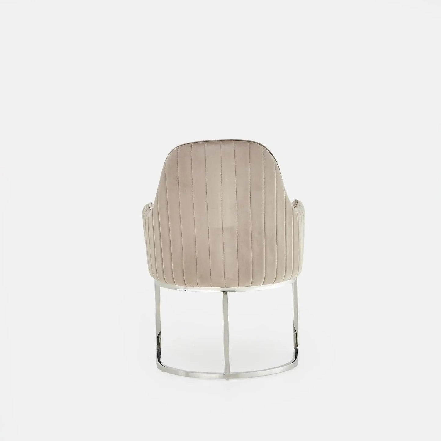 Andria Contemporary Silver Dining Chair