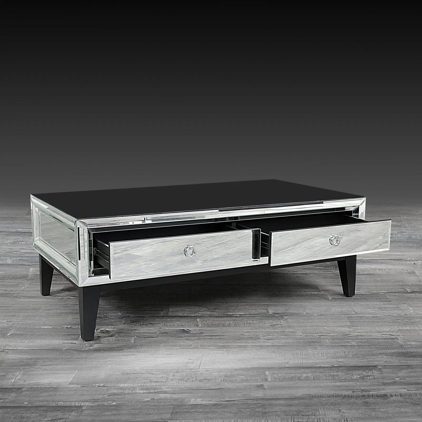 Beverly Mirrored Coffee Table – Elegant & Modern