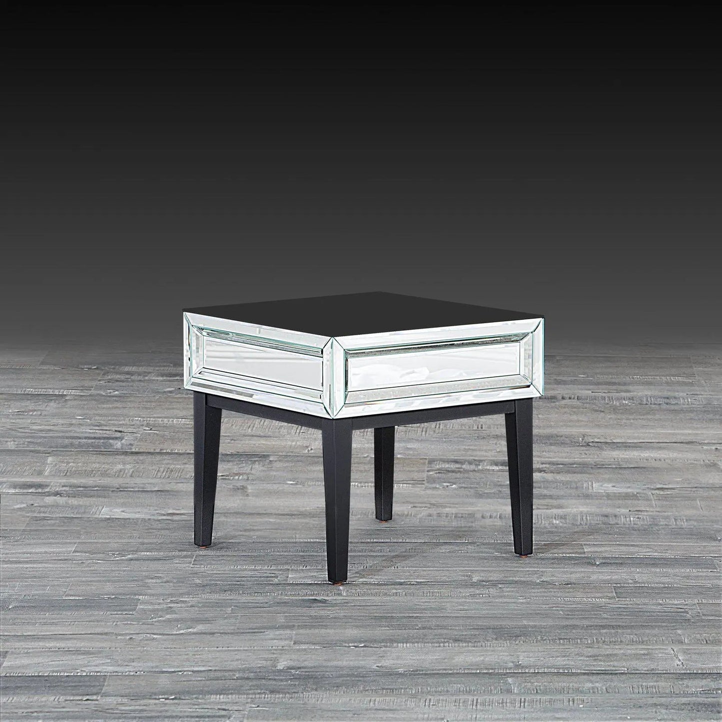 Beverly End Table | Mirrored Finish for Elegant Look