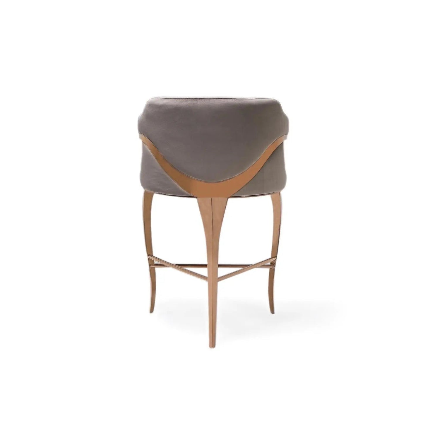 Caprice Counter Stool in Rose Gold