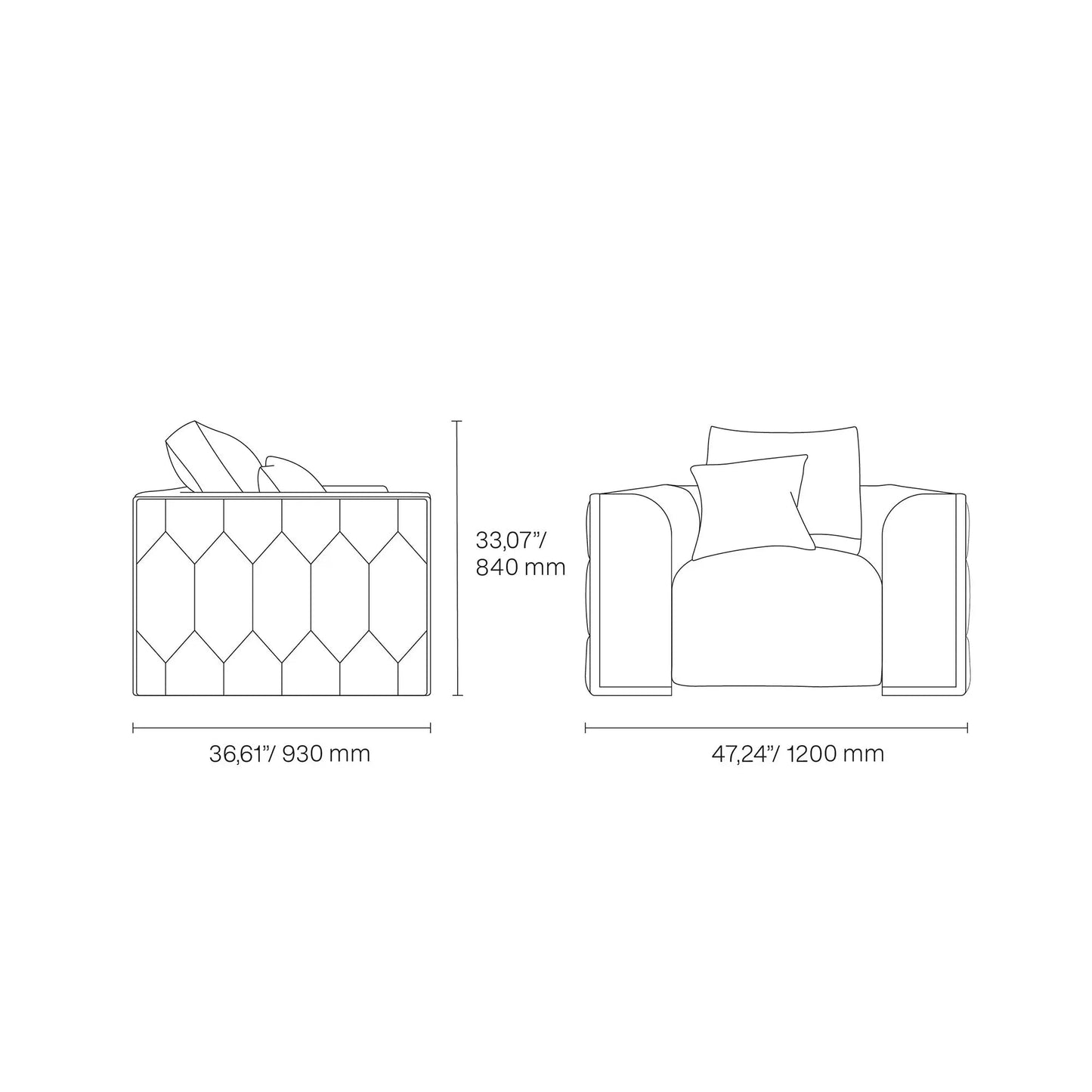 Dino Gold-Accent Sofa Set – Smoke