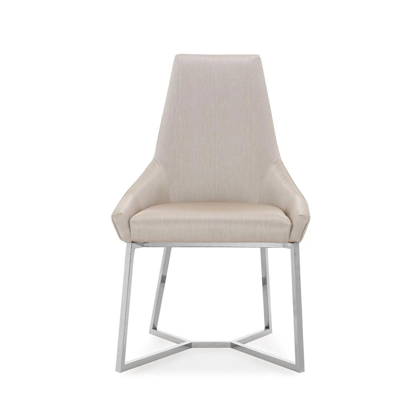 Lorensia Champagne Polished Stainless Steel Base Ax