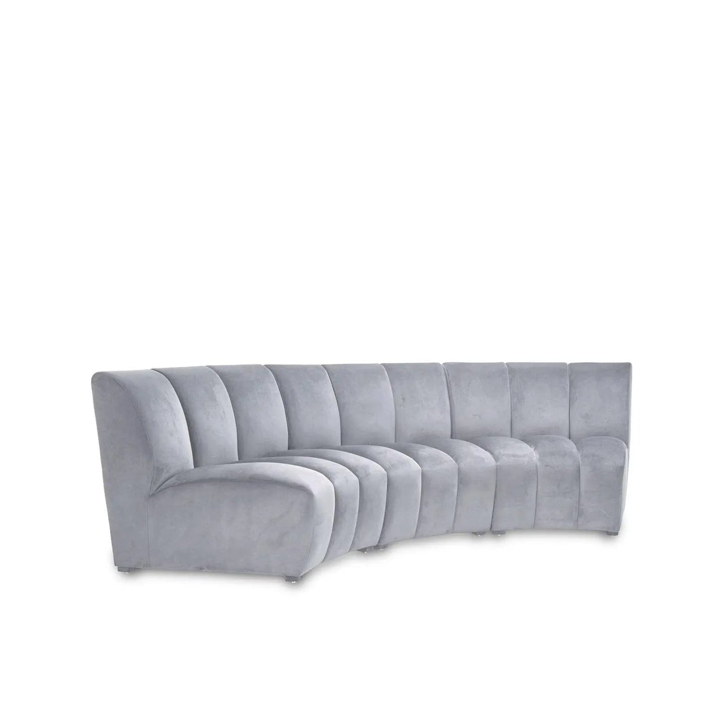 Lotus Modular Sectional | Light Gray Finish