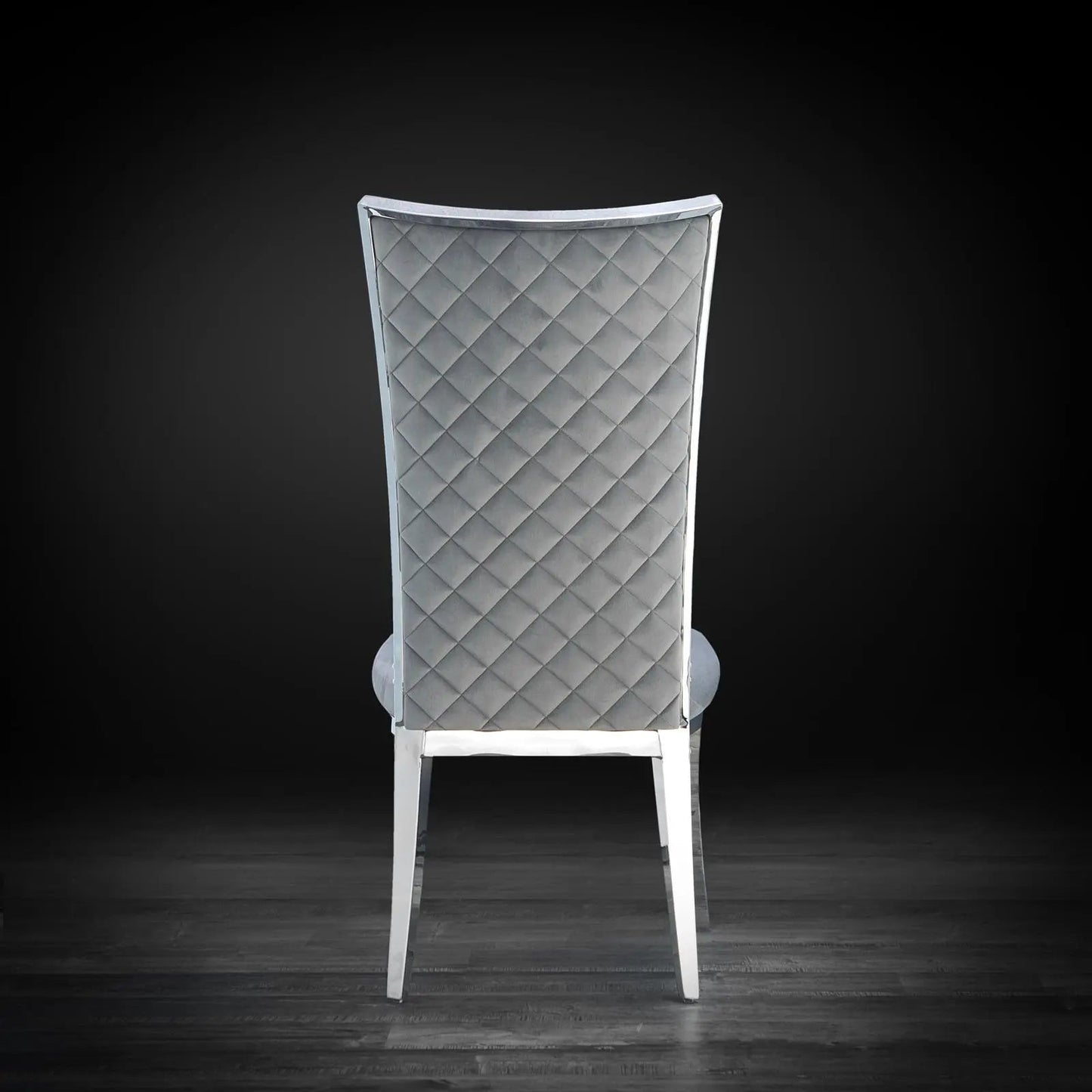 Massimo Contemporary Silver Dining Chair