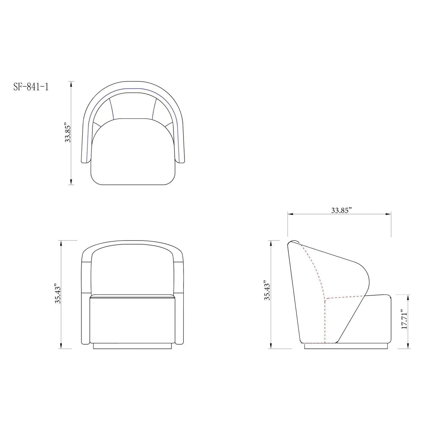 Mauro Brushed Gold Sofa Set – Taupe