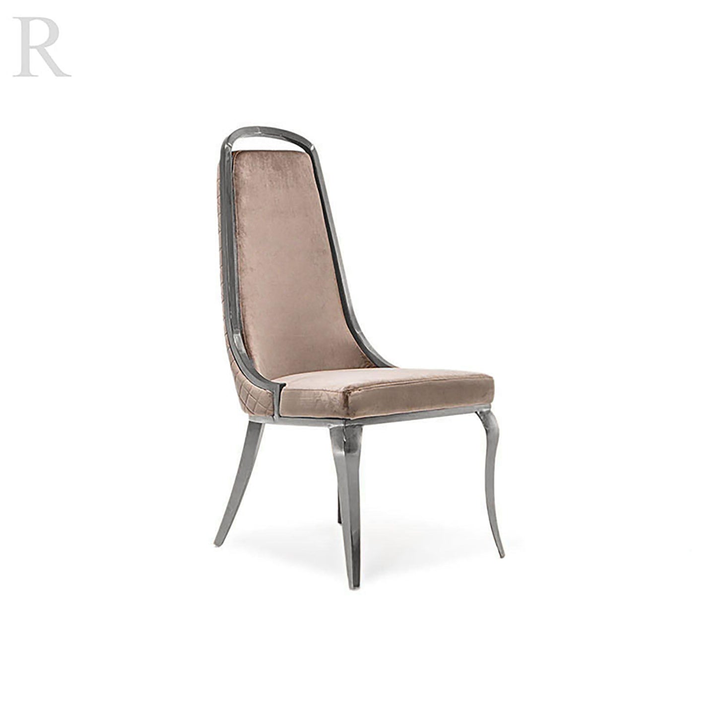 Milano Modern Silver Dining Chair