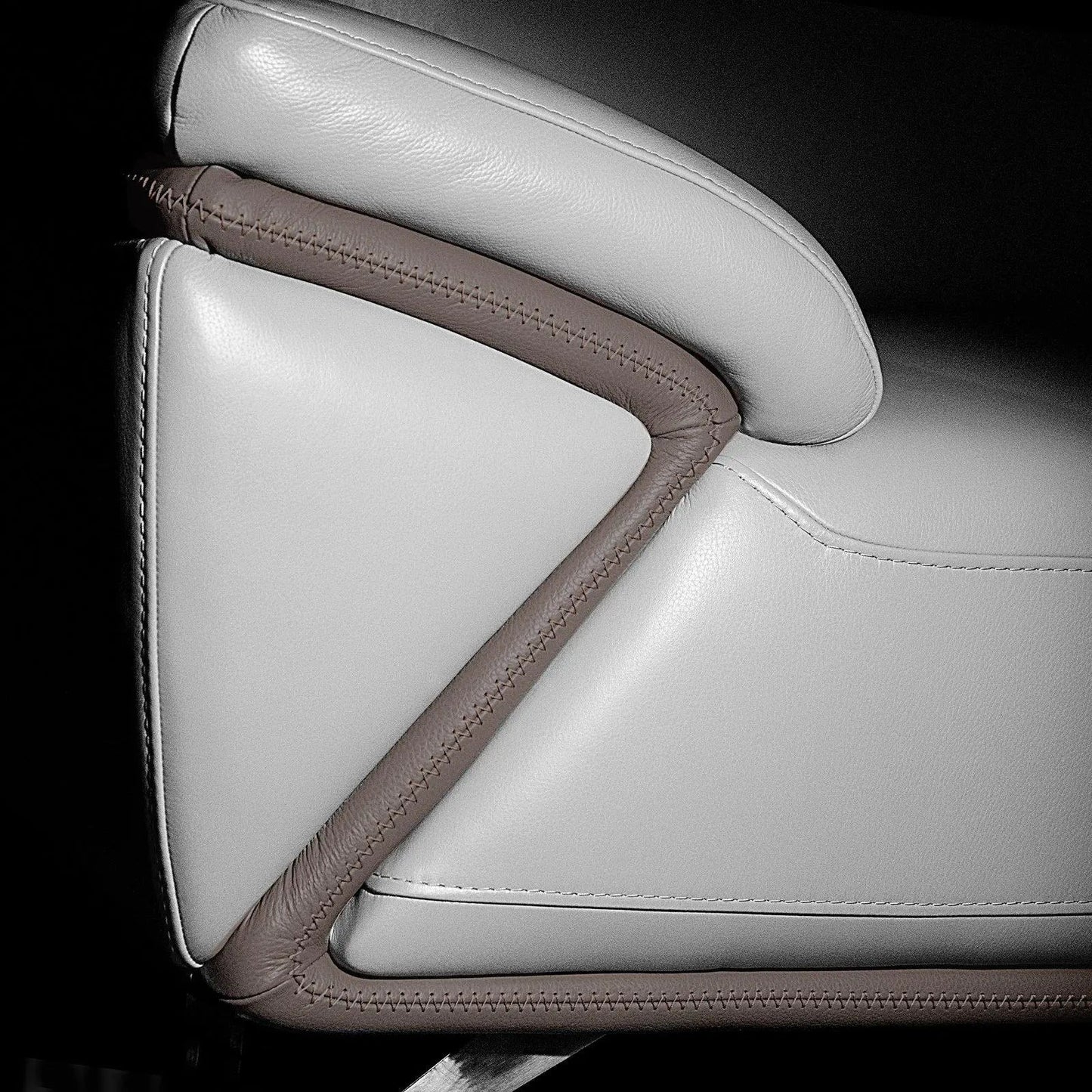 Dante Modern Sofa Set in Gray