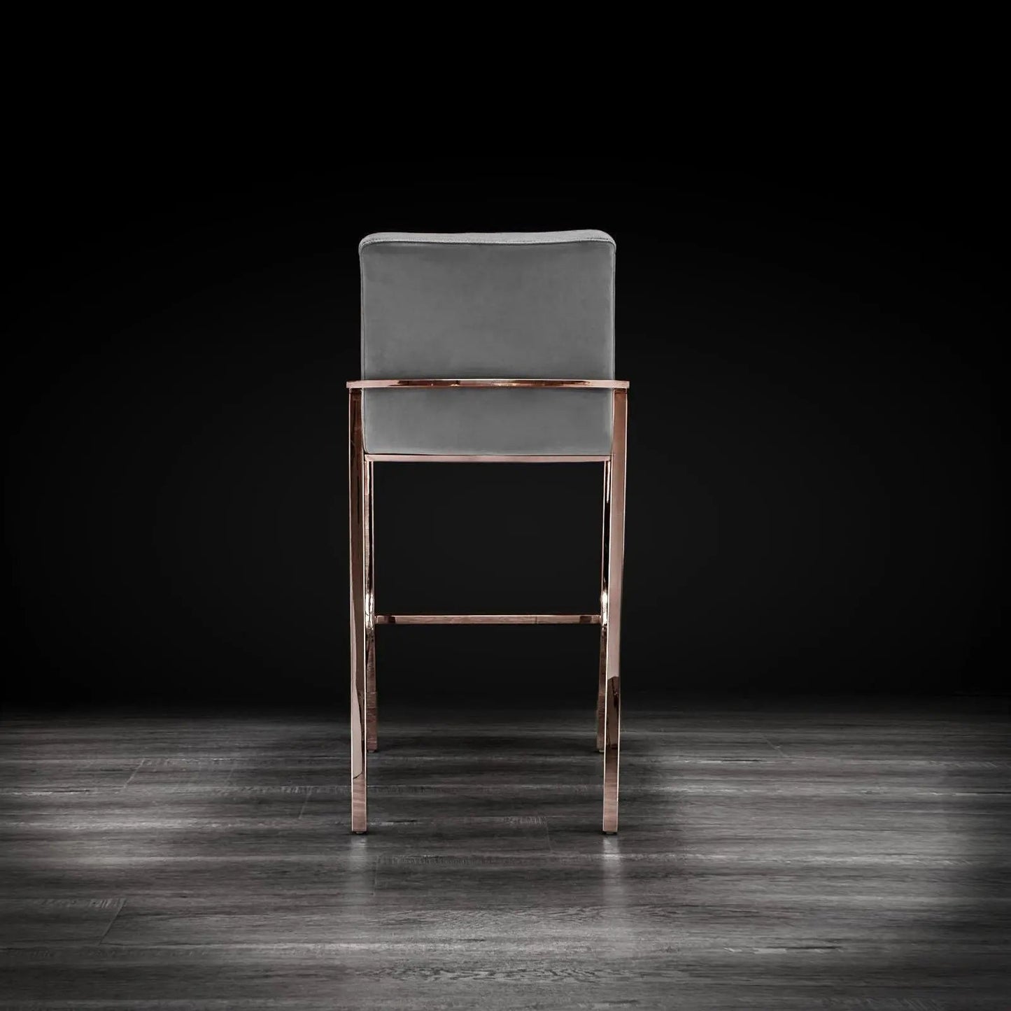 Nolan Counter Stool in Rose Gold Finish