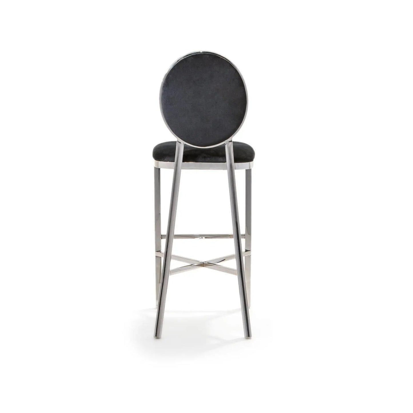 Regina Silver Bar Stool – Modern Style