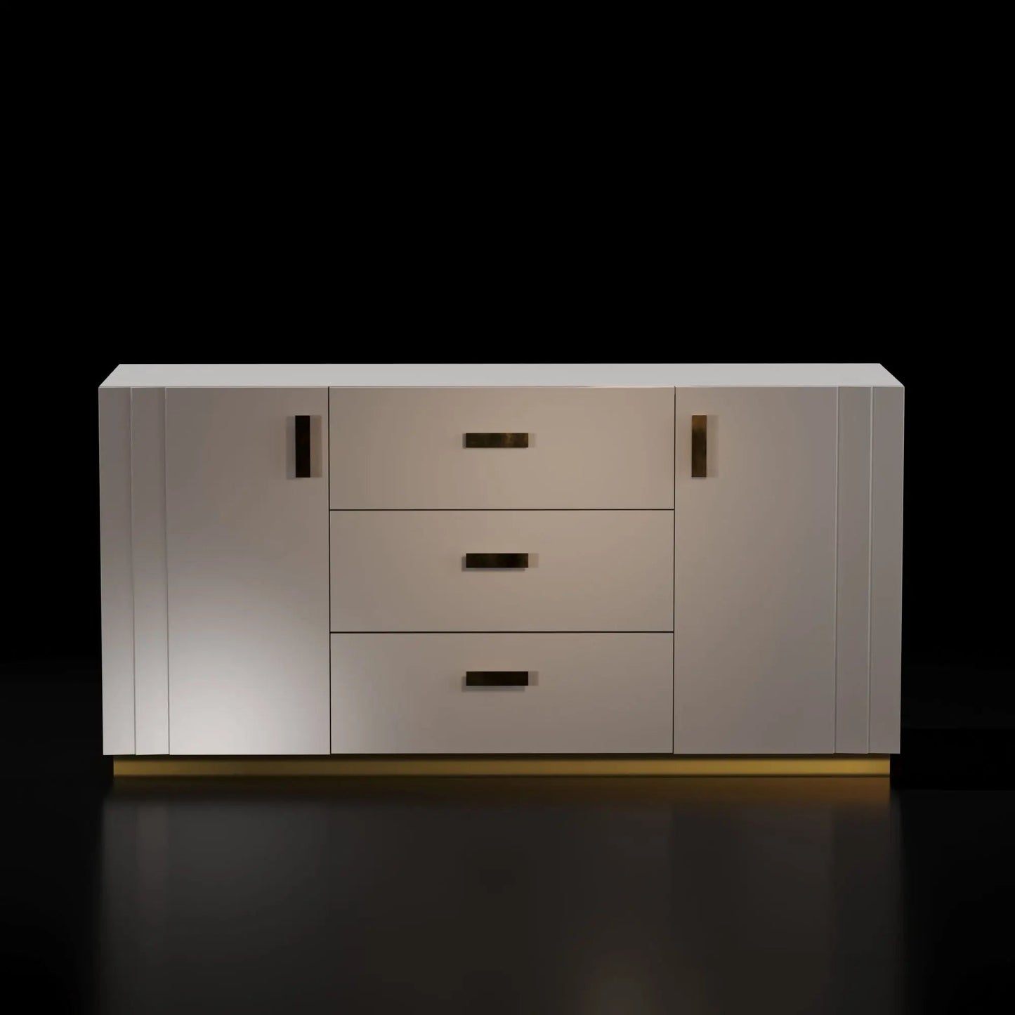 Santorini Contemporary Buffet in White