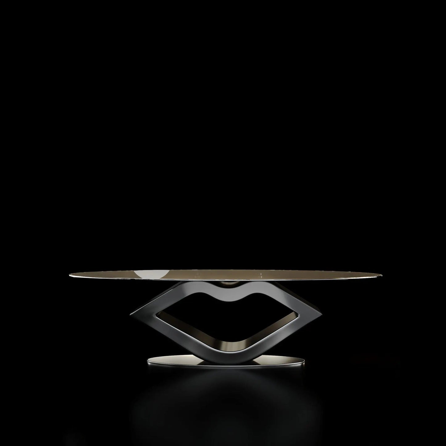 Sharlotte Clear Glass-Top Coffee Table with Contemporary Appeal