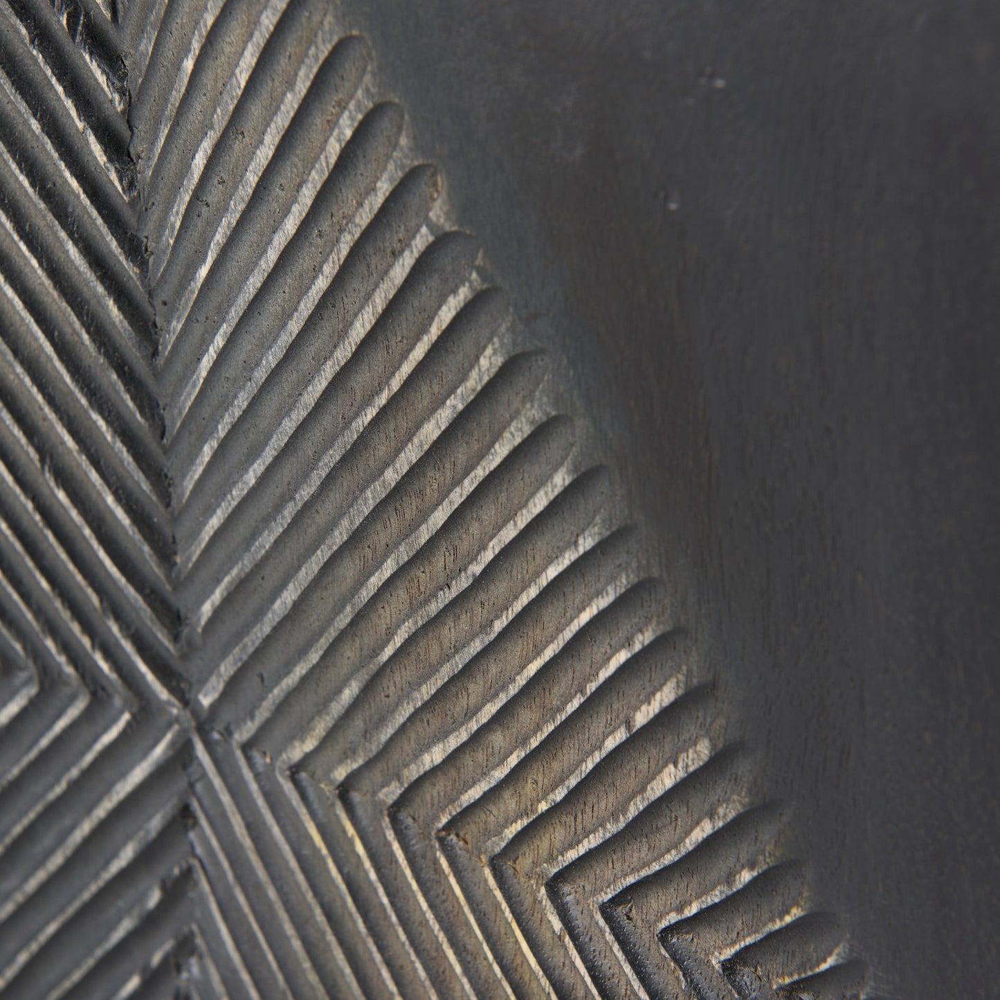 Hogarth I 72x15 Two-Tone Brown Solid Wood Base Silver Frame 4 Cabinet Sideboard