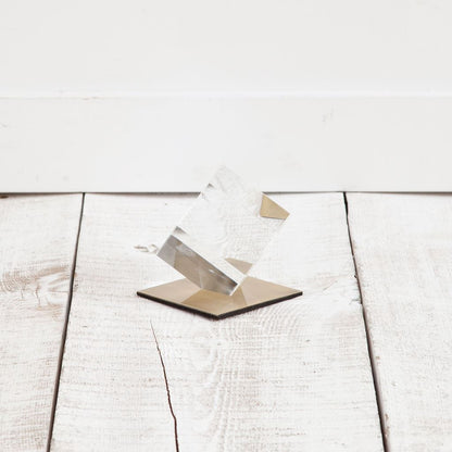 Lareina I Small 4L x 4W Clear Glass Cube