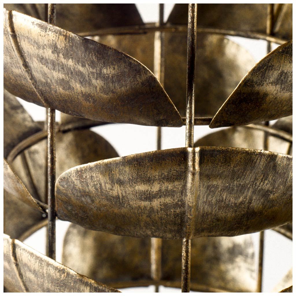 Henley I Small Bronze Metal Decorative Table Candle Holder