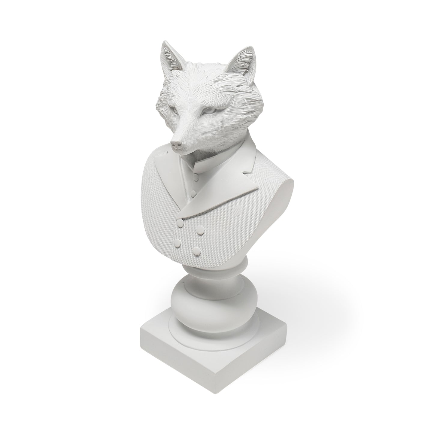 Murray 6L x 5W White Resin Business Fox