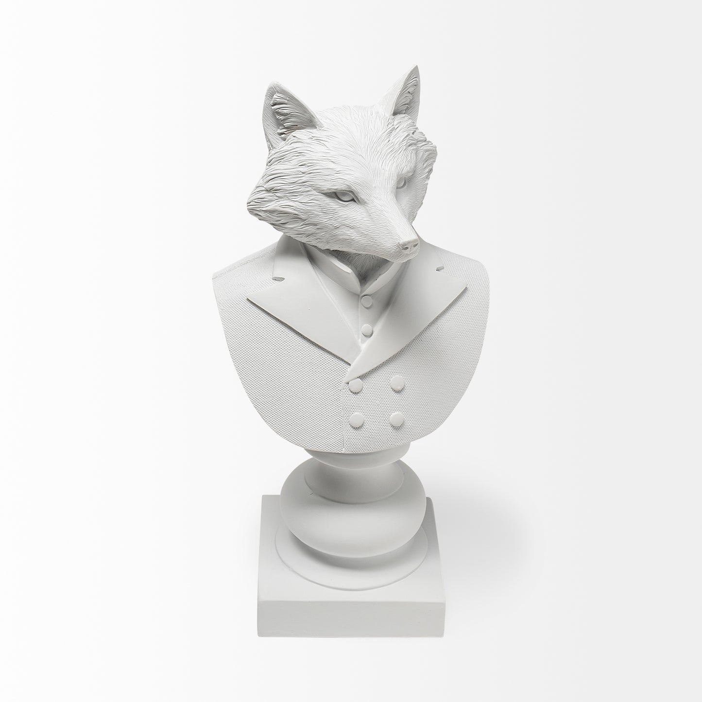 Murray 6L x 5W White Resin Business Fox