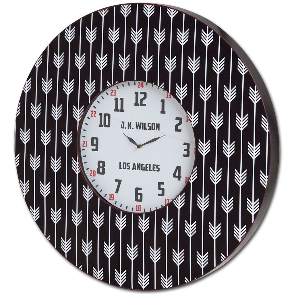 Calabash II 33" Oversize Contemporary Wall Clock