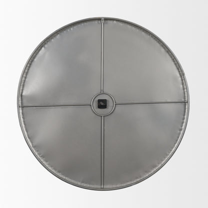 Belton 41.5" Round Oversize Farmhouse Wall Clock