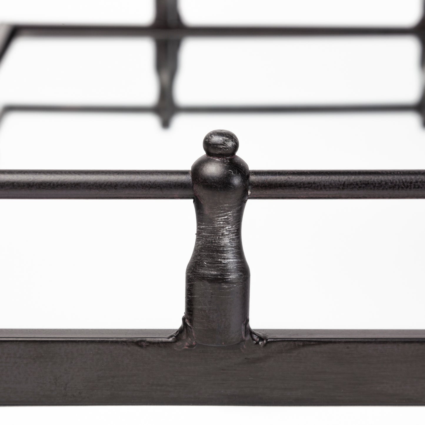 Christa 22L x 22W Black Metal Mirrored Base Square Tray