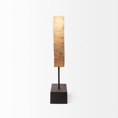 Ironwood II (Small) 13L x 4W Natural Wooden Circular Object