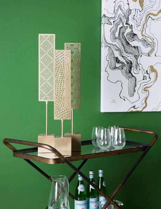 Arondale (Set of 3) 4L x 12W Gold Cutout Decorative Objects