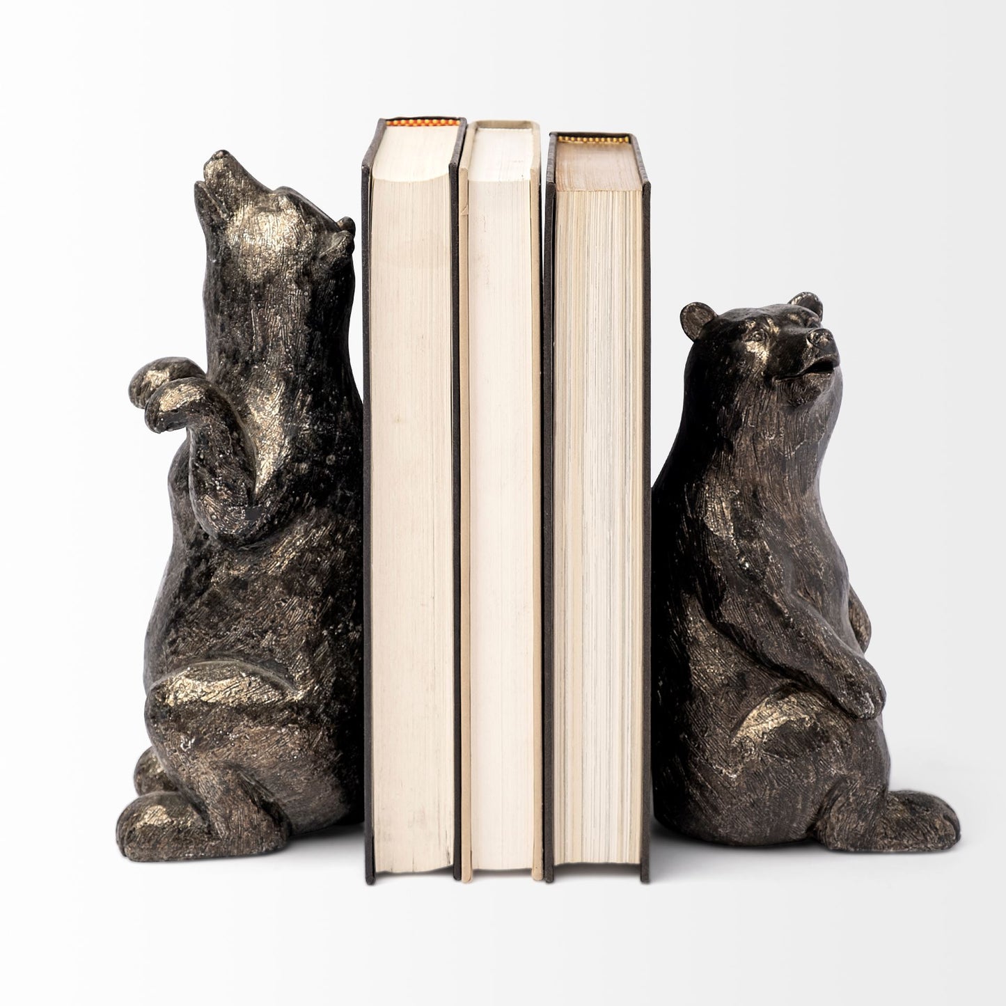 Sleuth (Set of 2) 9L x 8W Grizzly Bear Bookends