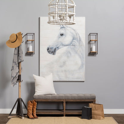 Milton Rustic wall mounted candle holder