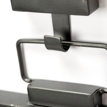 Grimm 24x43 Rectangular Gray Metal Frame Mirror